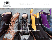 Tablet Screenshot of correspondentshoes.com